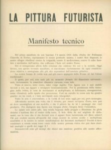 Manifesto tecnico della pittura futurista