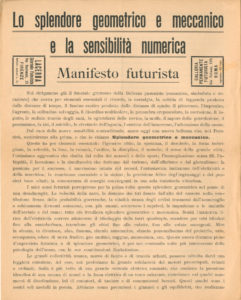 Lo splendore geometrico e meccanico e la sensibilità numerica